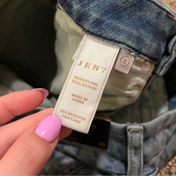 Jen7 by 7 for All Mankind Ankle Skinny - Sunrise Leopard - Picture 12 of 12